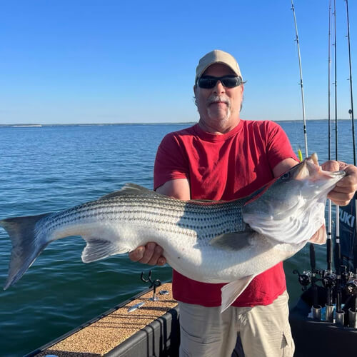 Lake Texoma is the Striper Capital of the World.